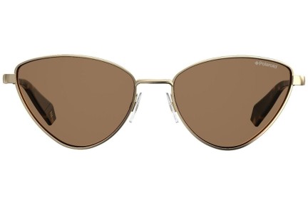 Okulary przeciwsłoneczne Polaroid PLD6071/S/X J5G/SP Polarized Kocie oczy Złote