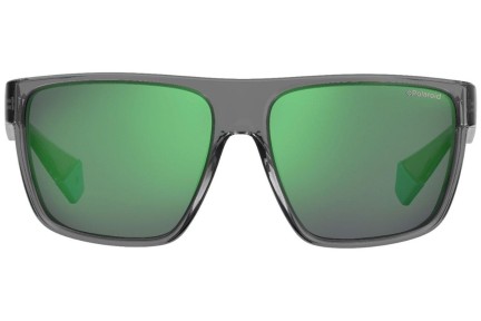 Okulary przeciwsłoneczne Polaroid #fedezselection Collection PLD6076/S KB7/5Z Polarized Flat Top Szare