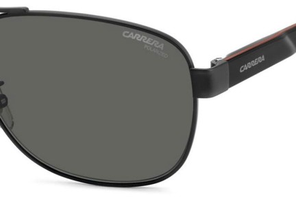 Okulary przeciwsłoneczne Carrera CFLEX02/G/S 003/M9 Polarized Prostokątne Czarne