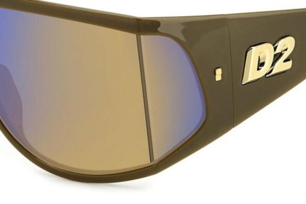 Слънчеви очила Dsquared2 D20124/S 79U/Z0 Flat Top Кафява