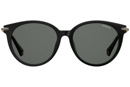 Okulary przeciwsłoneczne Polaroid PLD4084/F/S 807/M9 Polarized Okrągłe Czarne