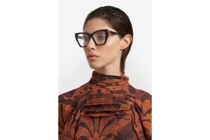 szemüvegeinket Etro ETRO0042 807 Cat Eye Fekete