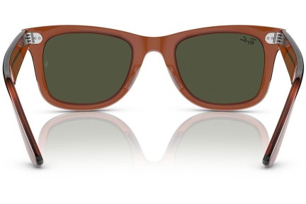 Слънчеви очила Ray-Ban Wayfarer RB2140 677631 Квадратни Кафява