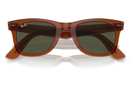 Слънчеви очила Ray-Ban Wayfarer RB2140 677631 Квадратни Кафява