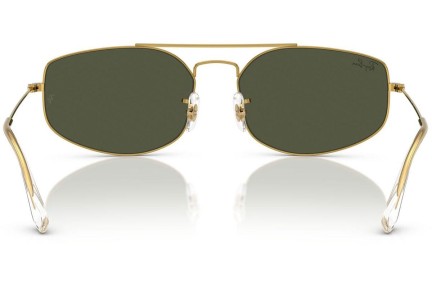 Ochelari de soare Ray-Ban RB3845 919631 Dreptunghiulari Aurii