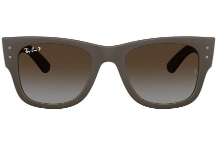 Слънчеви очила Ray-Ban RB4840S 6124T5 Polarized Квадратни Кафява