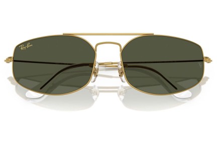 Ochelari de soare Ray-Ban RB3845 919631 Dreptunghiulari Aurii