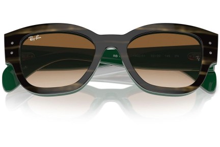Okulary przeciwsłoneczne Ray-Ban RB7681S 140251 Kwadratowe Zielone