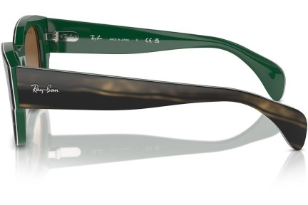 Okulary przeciwsłoneczne Ray-Ban RB7681S 140251 Kwadratowe Zielone
