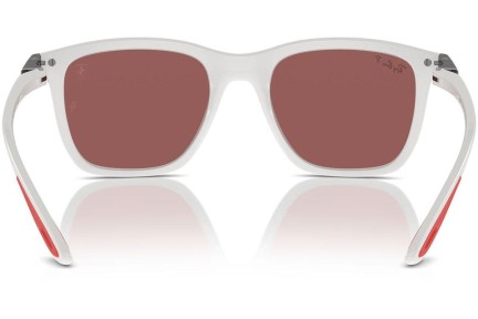 Слънчеви очила Ray-Ban RB4433M F625H2 Polarized Правоъгълни Бяла