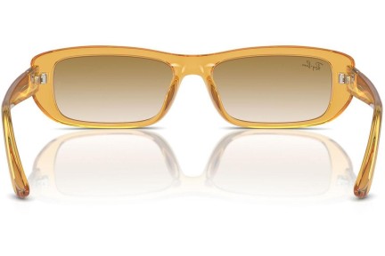 Okulary przeciwsłoneczne Ray-Ban RB4436D 668213 Kwadratowe Żółte