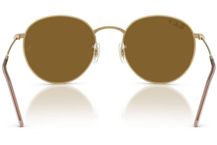 Слънчеви очила Ray-Ban RBR0103S 001/83 Polarized Заоблени Златна