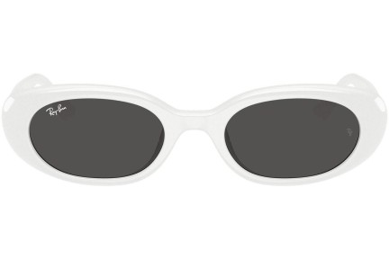 Okulary przeciwsłoneczne Ray-Ban RB4441D 677287 Owalne Białe