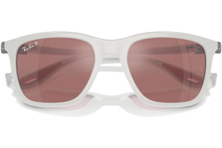 Слънчеви очила Ray-Ban RB4433M F625H2 Polarized Правоъгълни Бяла