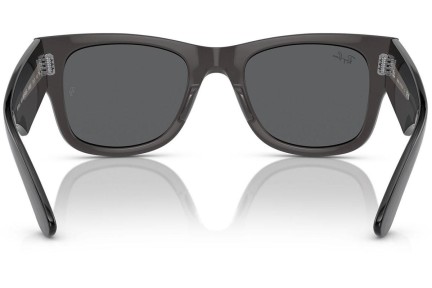 Ochelari de soare Ray-Ban Mega Wayfarer RB0840S 1406B1 Pătrați Negri