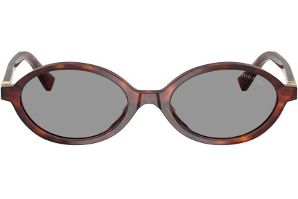 Ochelari de soare Miu Miu MU04ZS 21C40O Ovali Havana