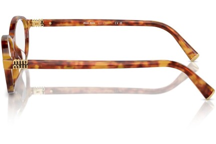 Okulary korekcyjne Miu Miu MU09XV 4BW1O1 Owalne Havana