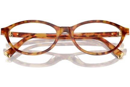 Okulary korekcyjne Miu Miu MU09XV 4BW1O1 Owalne Havana