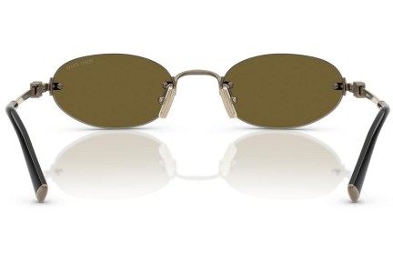 Okulary przeciwsłoneczne Miu Miu MUA54S 26C09Z Owalne Złote