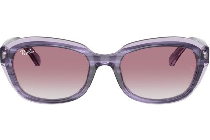 Ochelari de soare Ray-Ban Junior RJ9081S 71748G Dreptunghiulari Violeți