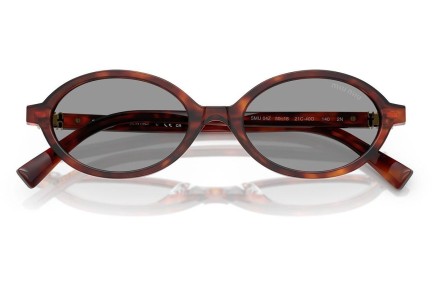 Ochelari de soare Miu Miu MU04ZS 21C40O Ovali Havana