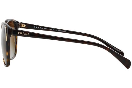 Okulary przeciwsłoneczne Prada PR01OS 2AU6E1 Polarized Oversize Havana