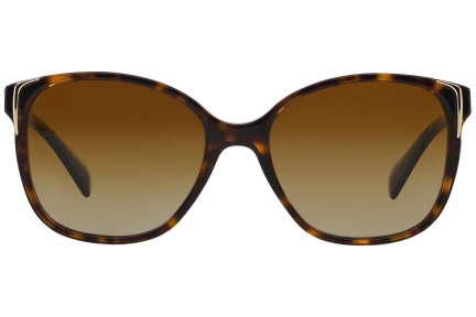 Okulary przeciwsłoneczne Prada PR01OS 2AU6E1 Polarized Oversize Havana