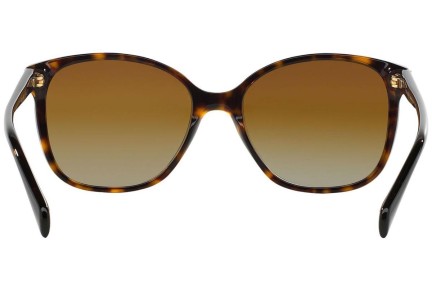 Okulary przeciwsłoneczne Prada PR01OS 2AU6E1 Polarized Oversize Havana