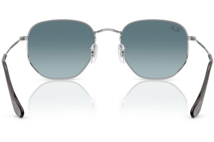 Слънчеви очила Ray-Ban Hexagonal RB3548N 003/3M Заоблени Сребърна