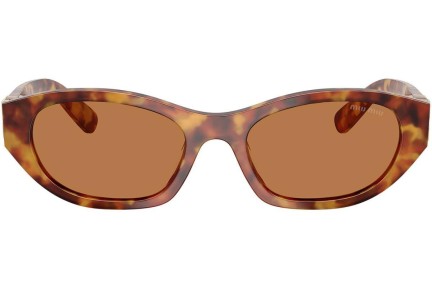 Okulary przeciwsłoneczne Miu Miu MUA03S 10L10I Prostokątne Havana