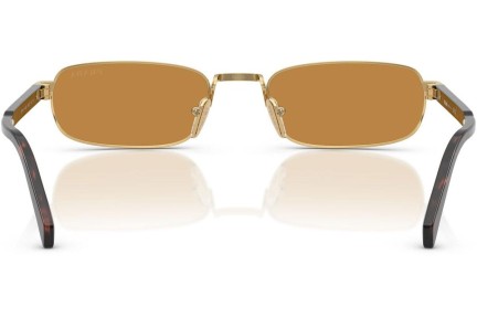 Okulary przeciwsłoneczne Prada PRB54S 5AK50P Prostokątne Złote