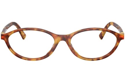 Okulary korekcyjne Miu Miu MU09XV 4BW1O1 Owalne Havana