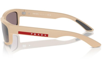 Okulary przeciwsłoneczne Prada Linea Rossa PS05ZS VHR20J Prostokątne Beżowe