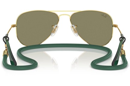 Ochelari de soare Ray-Ban Junior Aviator Junior RJ9506S 223/6R Pilot Aurii