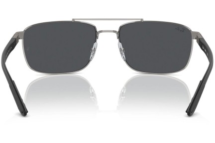 Слънчеви очила Ray-Ban RB3737 004/87 Правоъгълни Сива