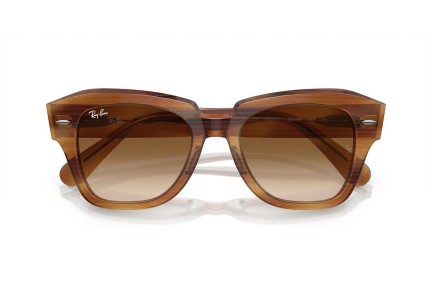 Слънчеви очила Ray-Ban State Street RB2186 140351 Квадратни Кафява