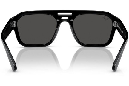 Слънчеви очила Ray-Ban Corrigan RB4397 667787 Flat Top Черна