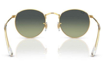 Okulary przeciwsłoneczne Ray-Ban Round Metal RB3447 001/BH Okrągłe Złote