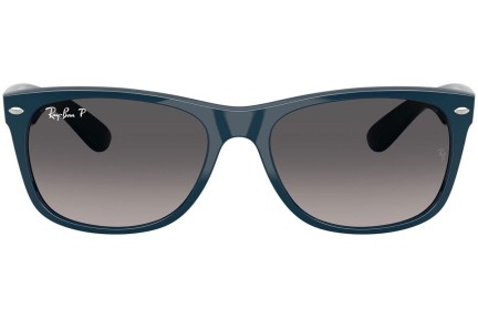 Слънчеви очила Ray-Ban New Wayfarer RB2132 6796M3 Polarized Квадратни Синя