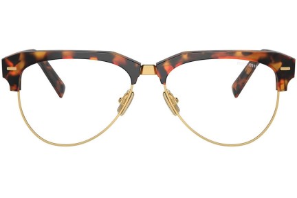 Okulary przeciwsłoneczne Miu Miu MU09ZS 19P08N blue-light [non-prescription] Browline Havana