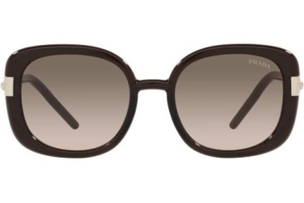 Okulary przeciwsłoneczne Prada PR04WS 05M3D0 Oversize Brązowe