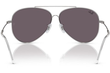 Okulary przeciwsłoneczne Ray-Ban Aviator Reverse RBR0101S 003/2O Pilotki (Aviator) Srebrne