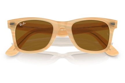 Слънчеви очила Ray-Ban Wayfarer RB2140F 140833 Квадратни Кафява