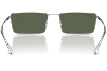 Слънчеви очила Ray-Ban RB3741 003/9A Polarized Правоъгълни Сребърна