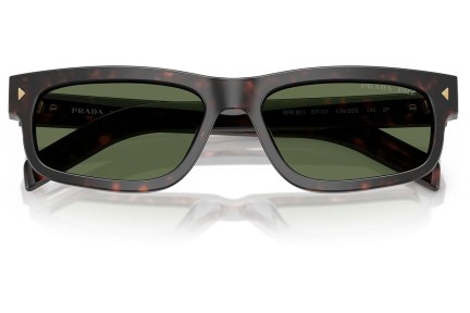 Solbriller Prada PRB11S 17N20G Polarized Rektangulær Havana