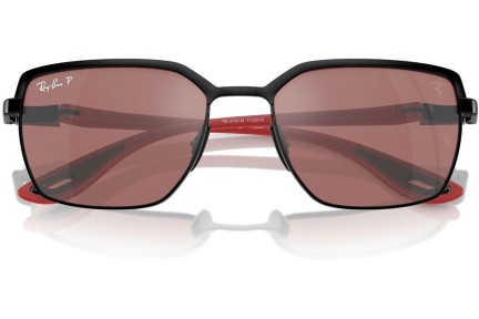 Слънчеви очила Ray-Ban RB3743M F102H2 Polarized Квадратни Черна