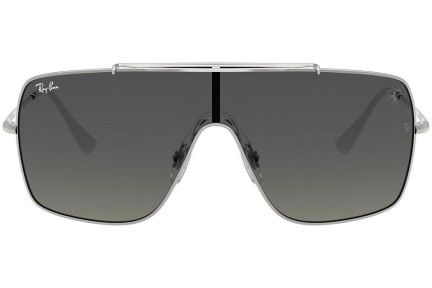 Okulary przeciwsłoneczne Ray-Ban RB3697M F1048G Pojedyncze | Shield Srebrne