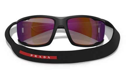 Zonnebril Prada Linea Rossa PSA04S 1BO10J Rechthoekige Zwart