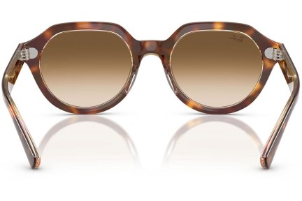 Okulary przeciwsłoneczne Ray-Ban Gina RB4399 141451 Kwadratowe Havana