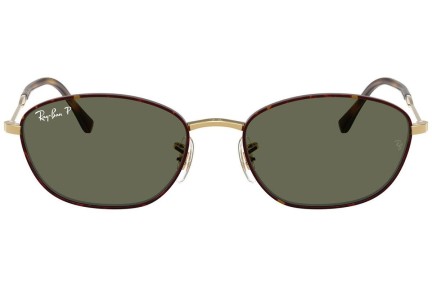 Слънчеви очила Ray-Ban RB3749 927358 Polarized Правоъгълни Златна